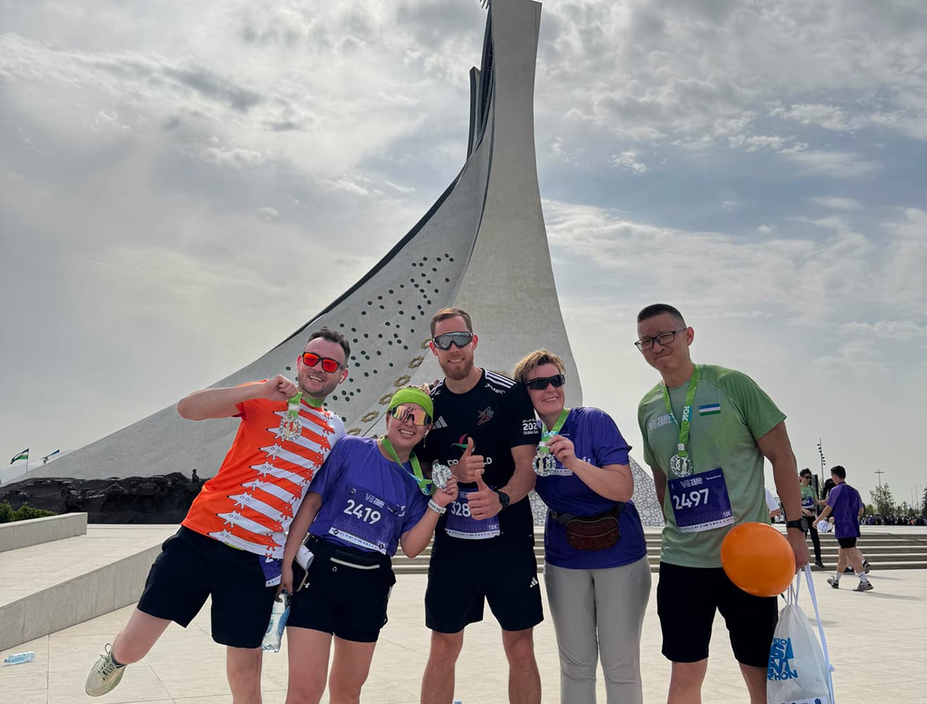 Команда Fintech на марафоне