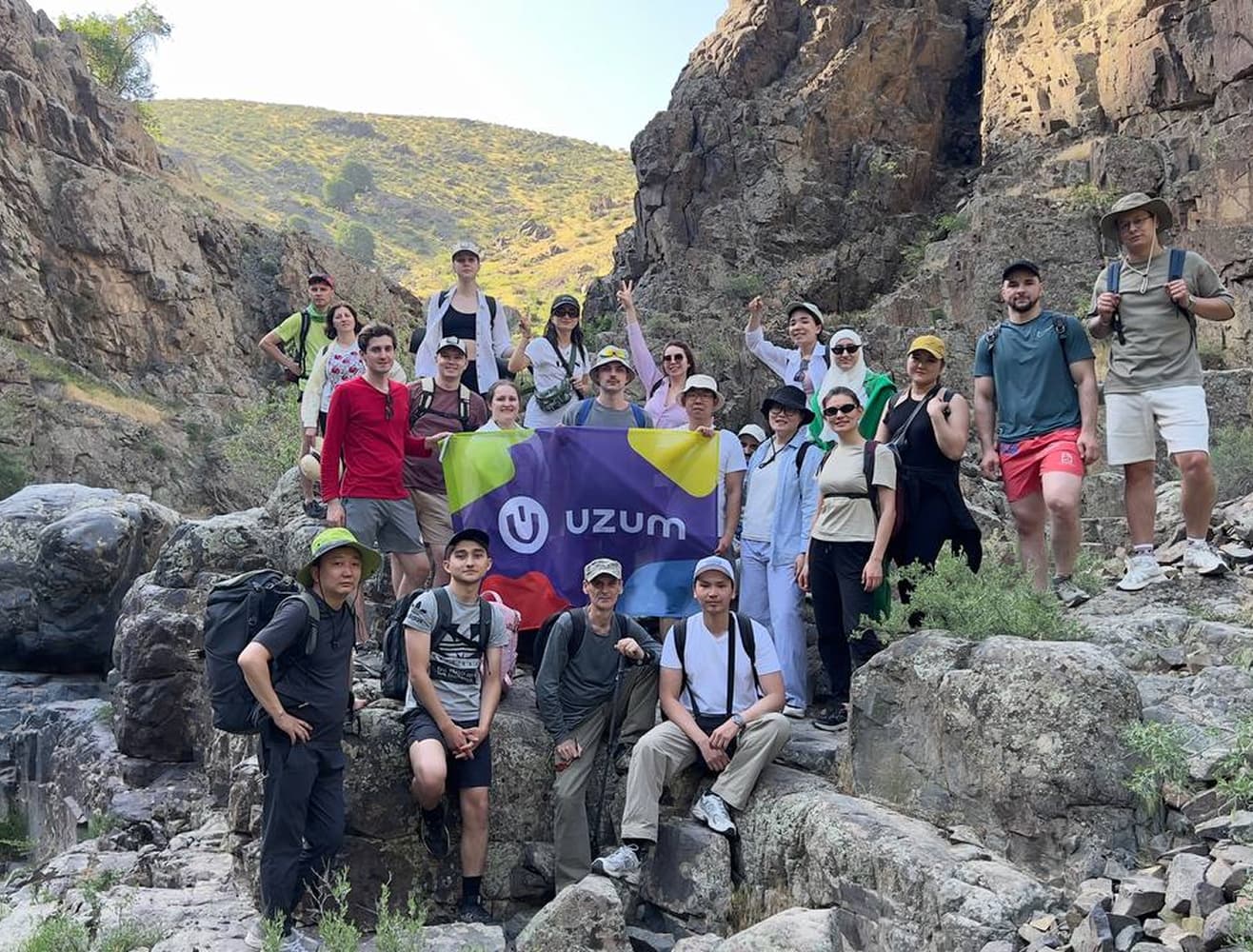 Команда Uzum в походе