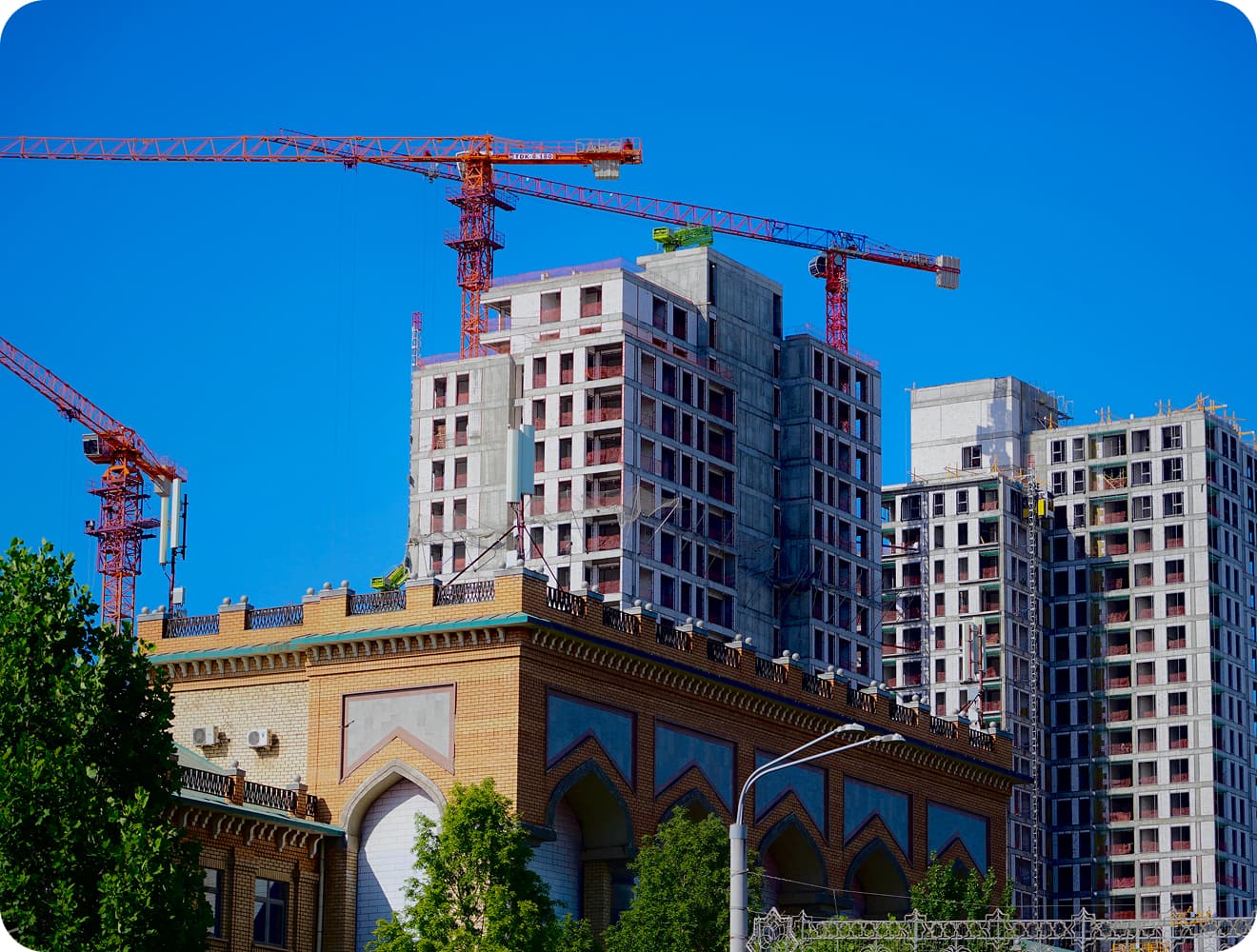 Строительство жилых комплексов в Ташкенте