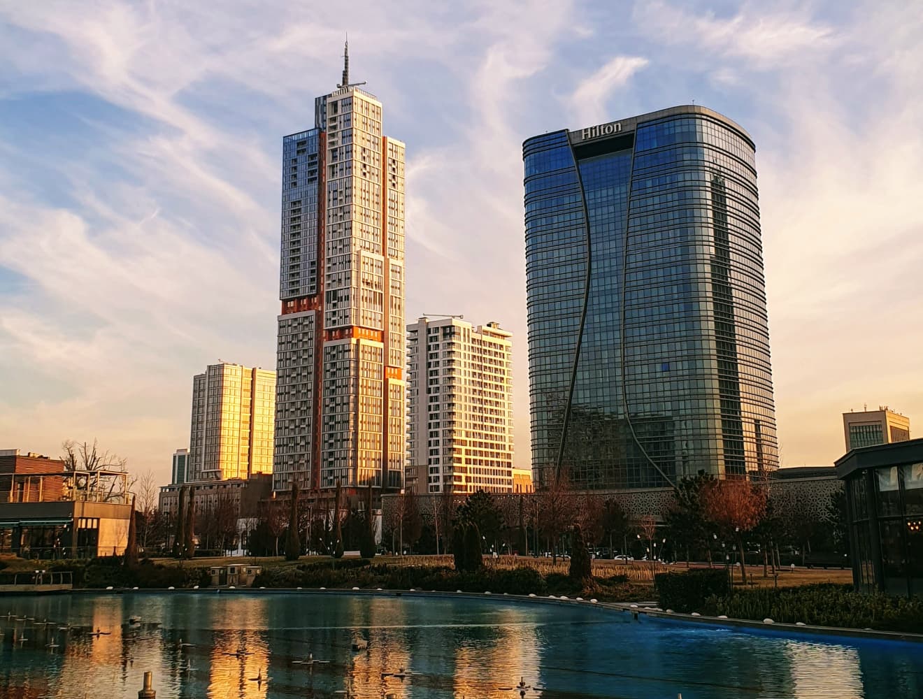 Деловой квартал с высотками, Ташкент